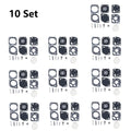 10X Carburetor Repair Kit for Poulan Ryobi Homelite Zama RB-117 (C1U-W19)