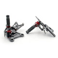 Rearsets Footpegs Pedals for Kawasaki ZX636C ZX-6R Ninja (2005–2006) Titan-color