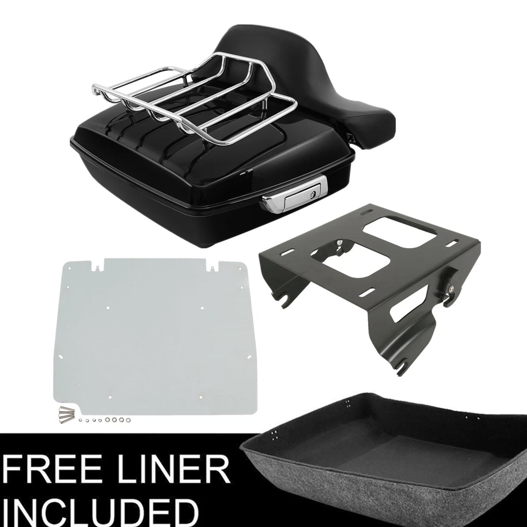 Chopped Trunk Backrest Pad for Harley Touring (2014–2026)