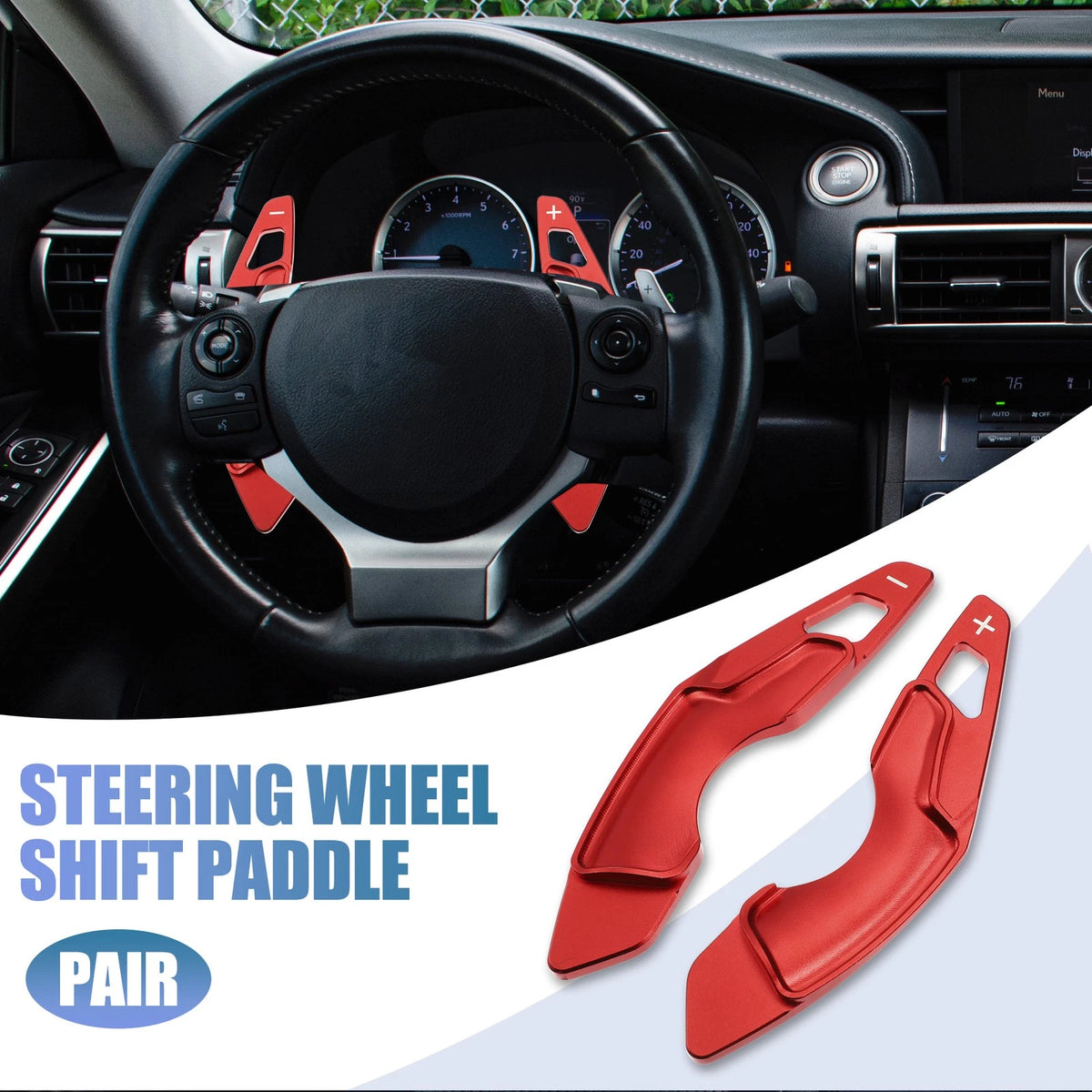 Steering Wheel Paddle Shifter Extension for Lexus IS250 IS350 2013–2024