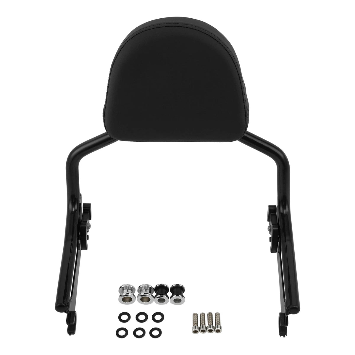 Black Rear Passenger Backrest Sissy Bar for BMW R18 (2020–2024, Classic 2021–2024)