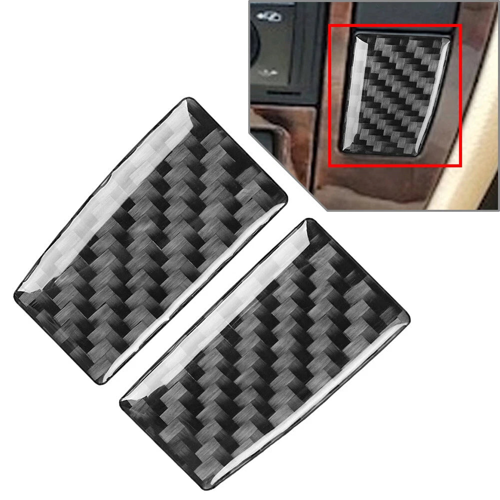 Radio CD Panel Side Button Cover Trim for Volkswagen Passat B5 (2001–2005) Black
