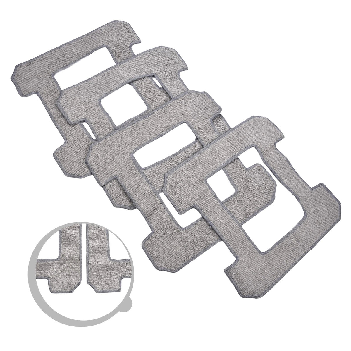 4pcs Mop Cloths for WINBOT Window Cleaning Robot