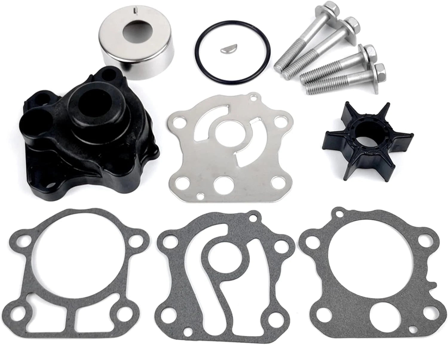 Water Pump Rebuild Kit 6H3-W0078-02 for Yamaha T50 T60 HP (4-S)