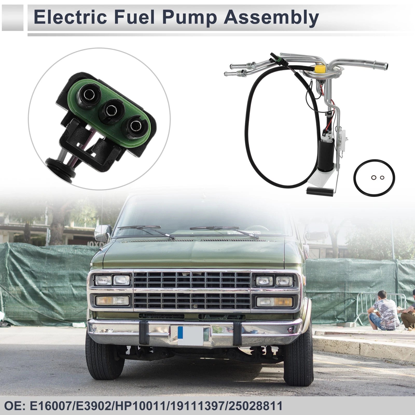 Fuel Pump Assembly Replacement for Chevy G10 G20 G30 and GMC G1500 87-95