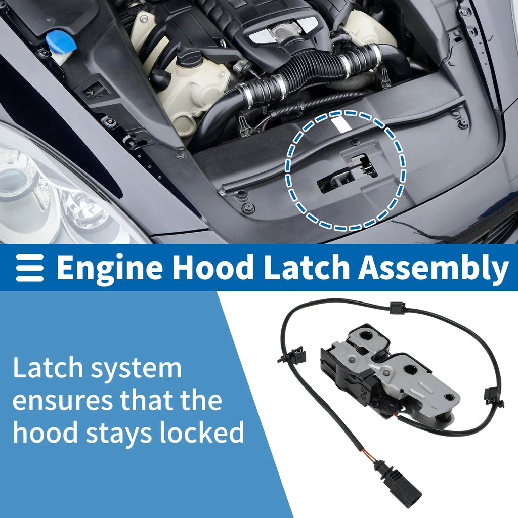 Hood Latch Assembly OEM Replacement for Volkswagen Passat (2006–2011)