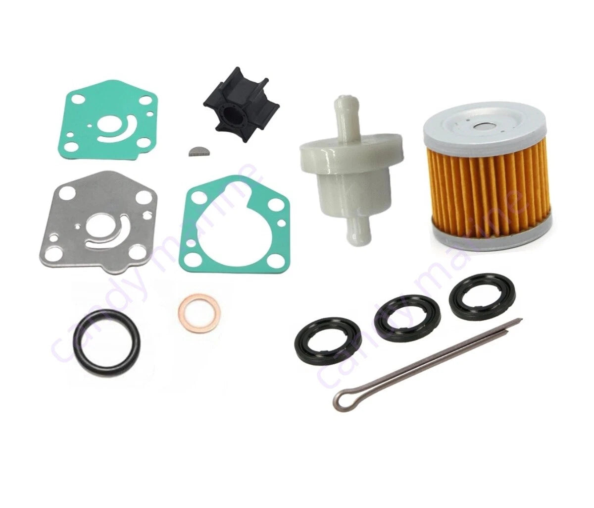 Maintenance Kit for Suzuki Outboard DF 9.9 15 HP (4-Stroke) (17400-94810, 17400-94J00)