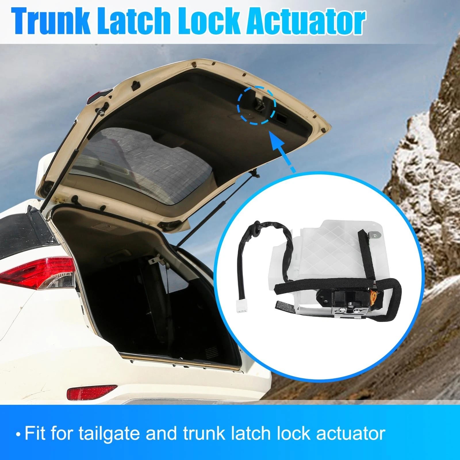 Tailgate Latch Actuator Rear Replacement for Toyota Land Cruiser (2008–2021)