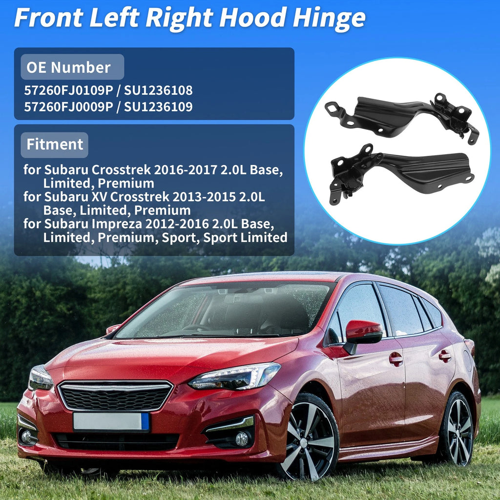 Front Hood Hinge Replacement for Subaru XV Crosstrek Impreza (2012–2021)
