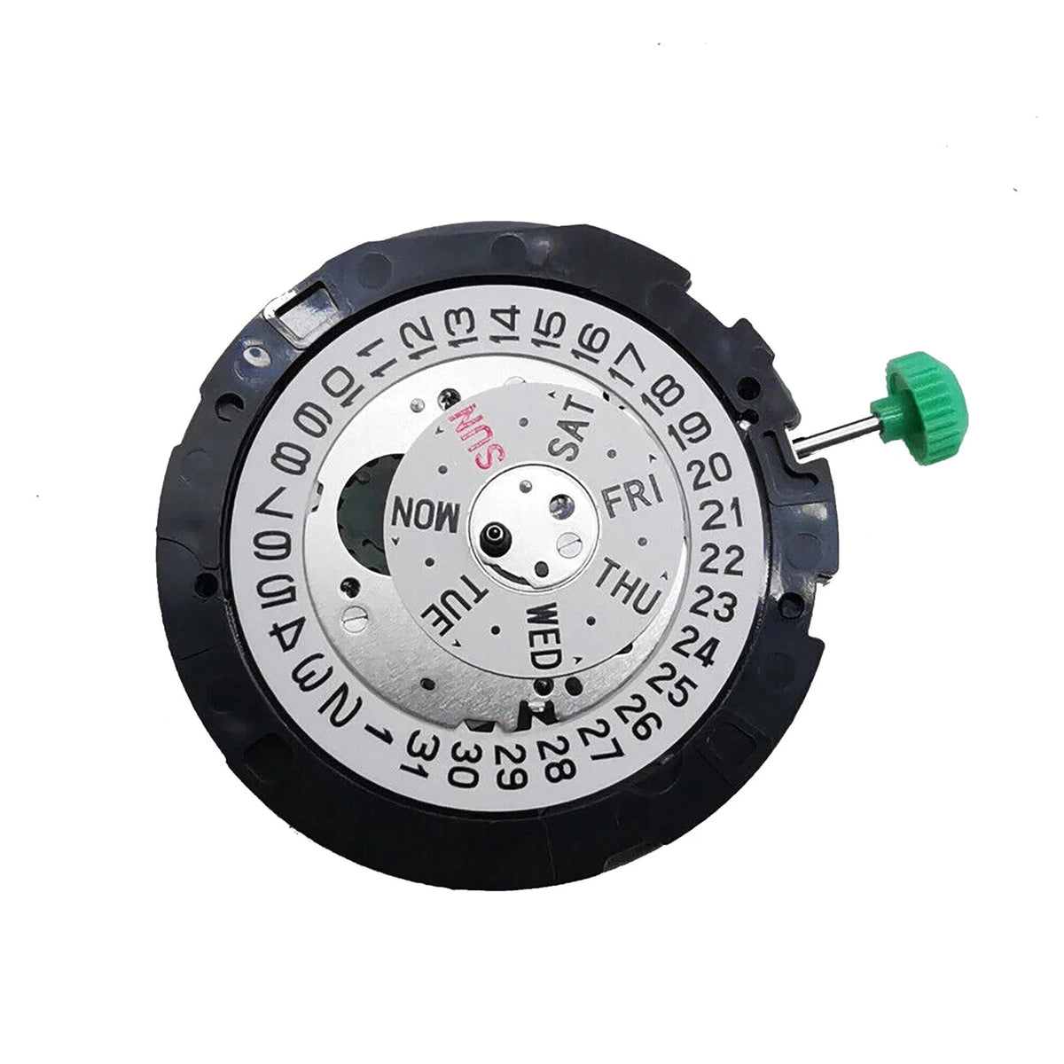 Watch Movement Quartz Day Date 3:00 6 Hands for Miyota OS00 Replacement