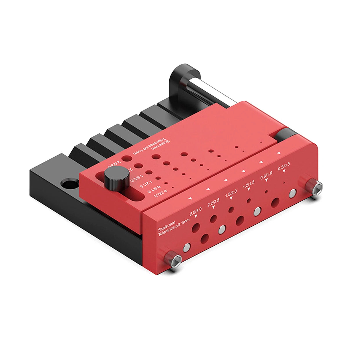 Borehole Positioning Locator for Coaxial and Through Holes Drilling Tool