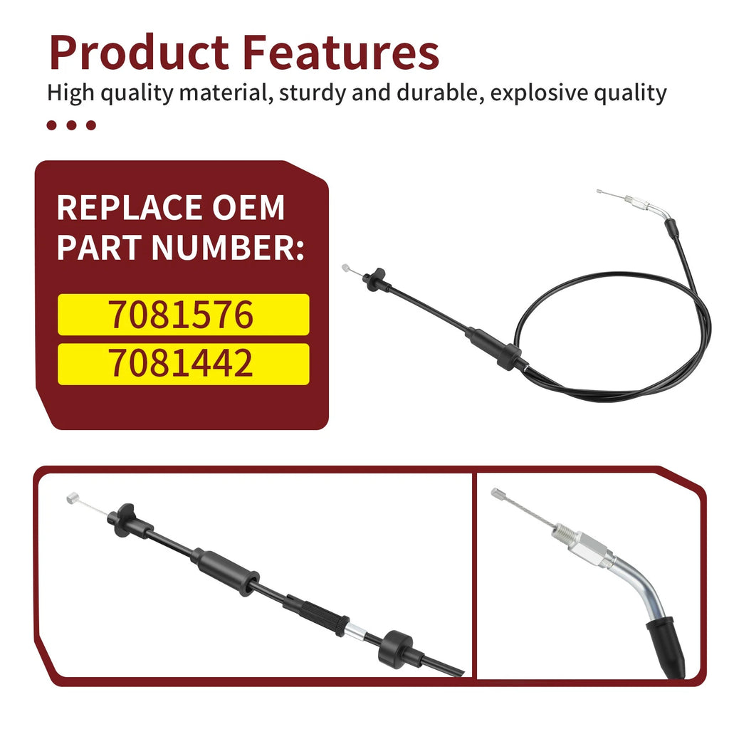 Throttle Cable 7081576 for Polaris Sportsman 550 Touring X2 (2010–2014)