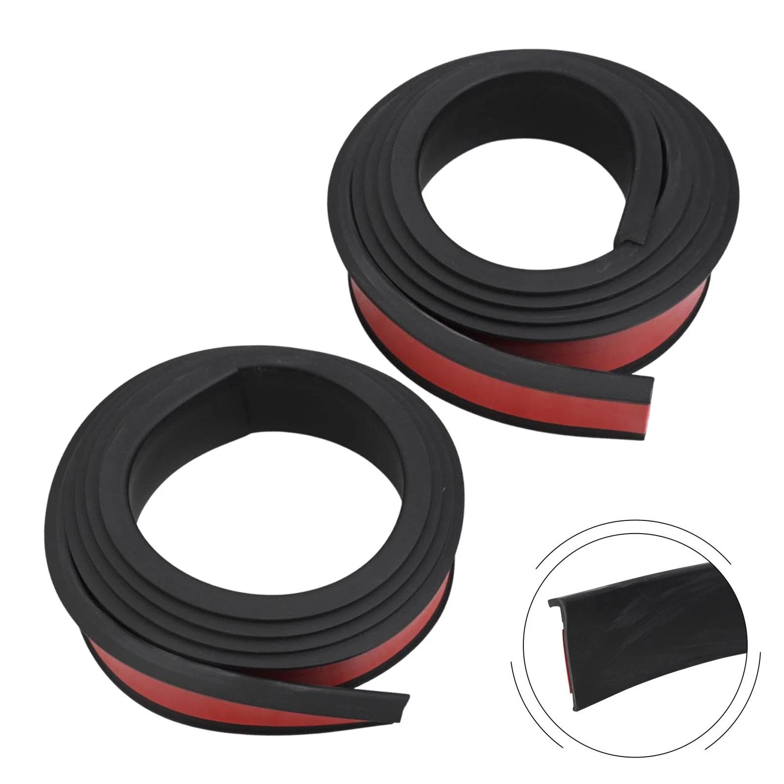 2X Rubber Wheel Arch Protection Moldings for