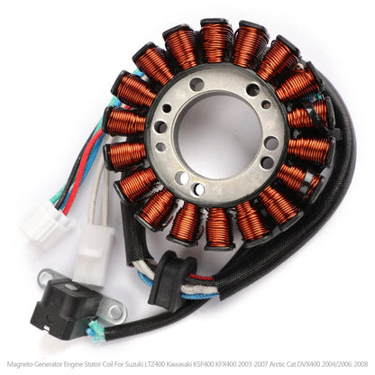 Magneto Generator Stator Coil for Kawasaki KFX400 KSF400 (2003–2007) 21003-S006