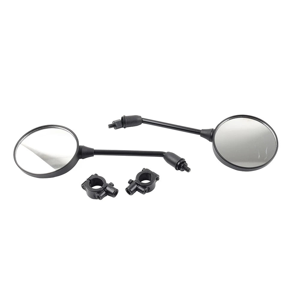 8mm Round Rearview Mirrors for ATV Motorcycle Scooter (Universal Fit)