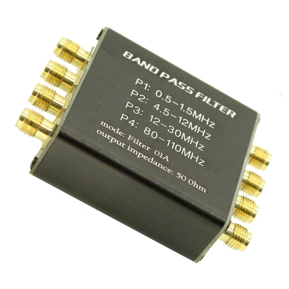 Radio PreFilter 50 Ohm for Malachite with 4PASS Filters (1Hz-300MHz)