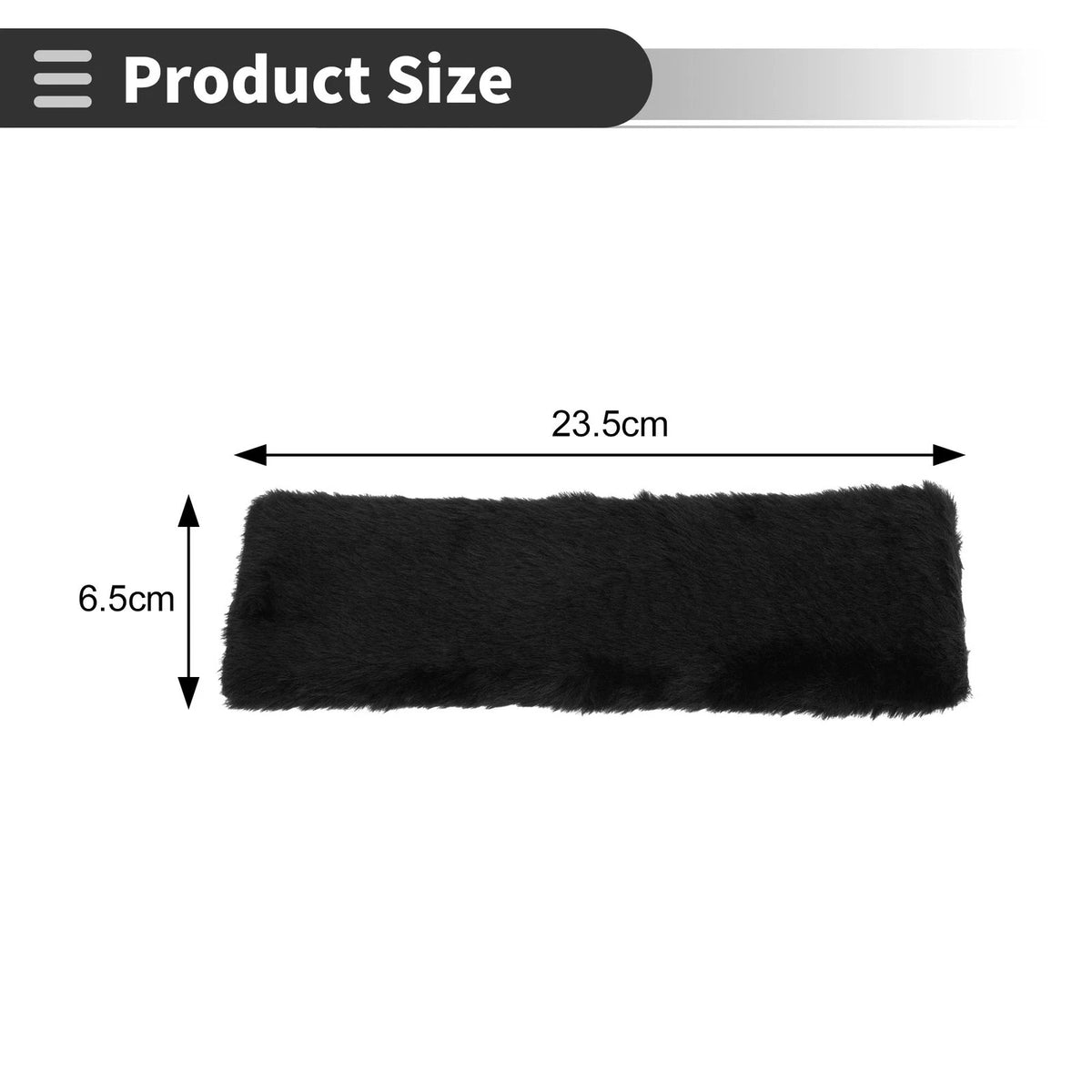 Seat Belt Cover Pad for Universal Fit (23.5cm, 1 Pair)