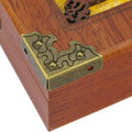 Set of 4 Retro Wooden Jewelry Box Corner Protectors for Home Decor
