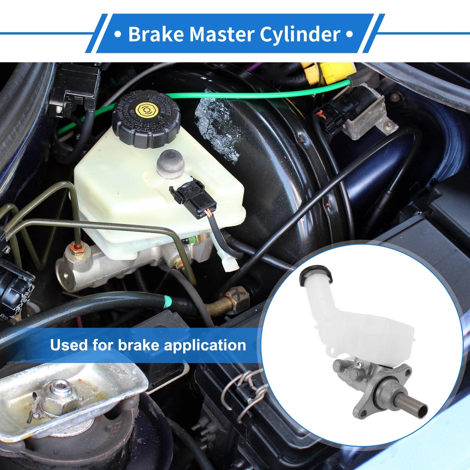 Brake Master Cylinder with Reservoir Replacement for Mitsubishi Lancer (2006–2017)