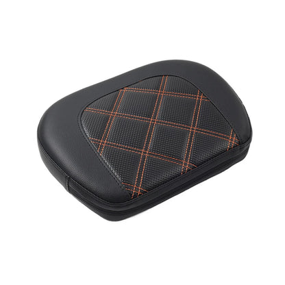 Stitching Passenger Sissy Bar Black Pad Bracket For Harley Street Glide