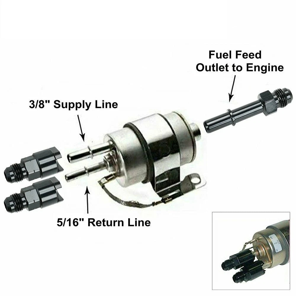 LS-6AN Fuel Adapter for GM Quick Connect LS (3/8)
