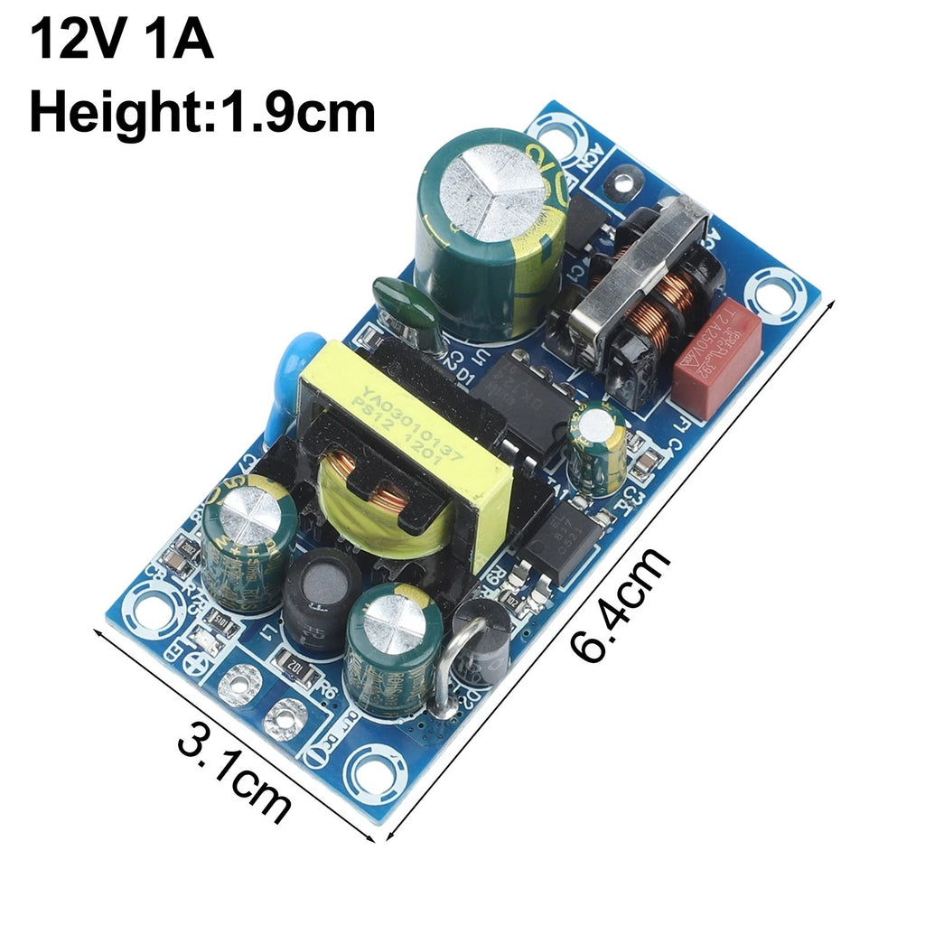 12V DC Switching Power Supply Module for AC 110 220V (Step Down Transformer)