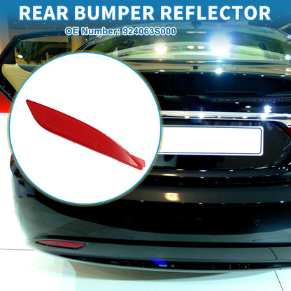 Rear Right Bumper Reflector No. 924063S000 for Hyundai Sonata (2011–2013) Red
