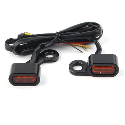 2x Moto Amber Turn Signal Indicator For Harley Touring Electra Glide 2009-17