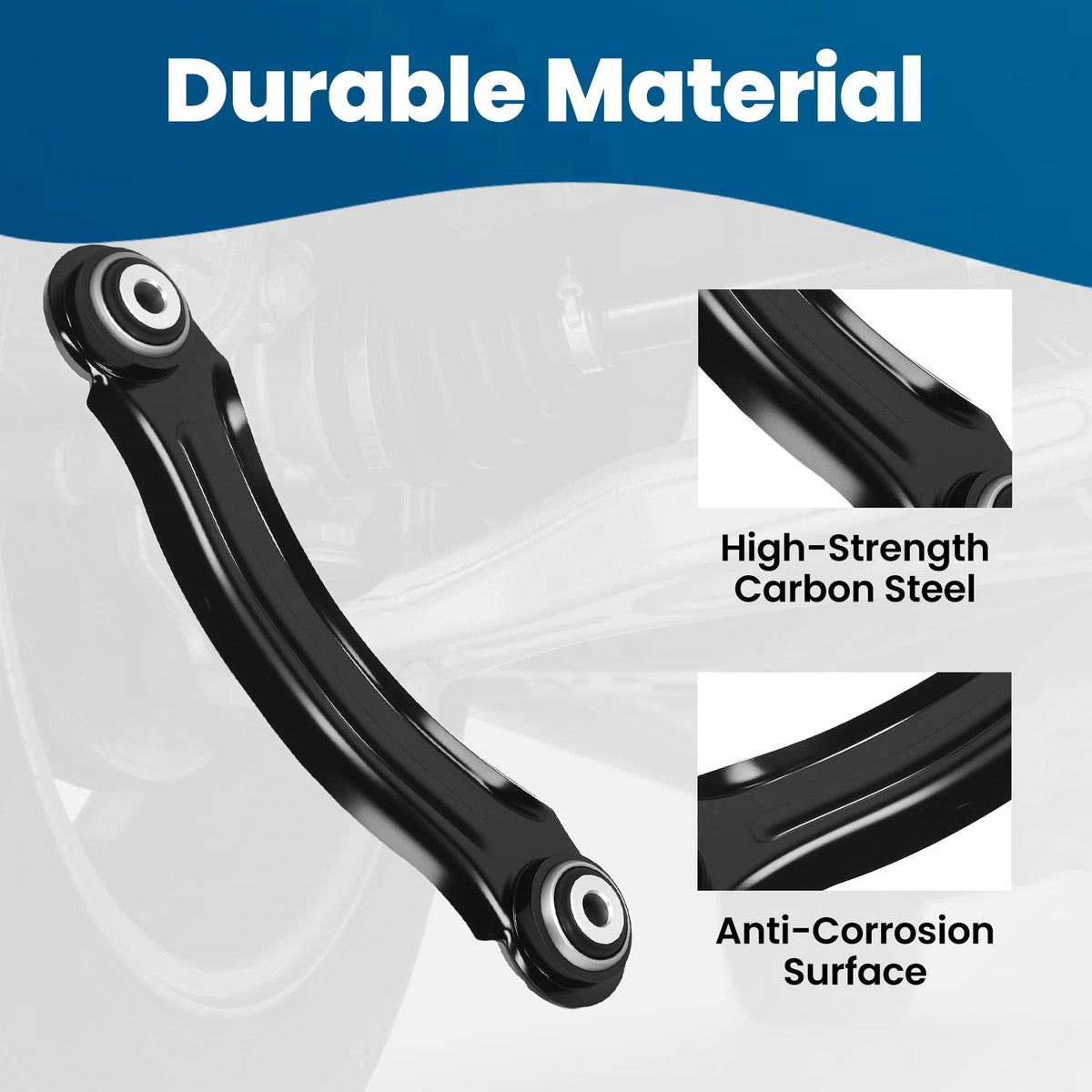 2X Rear Upper Forward Control Arms for Charger Challenger Magnum (2006–2023)