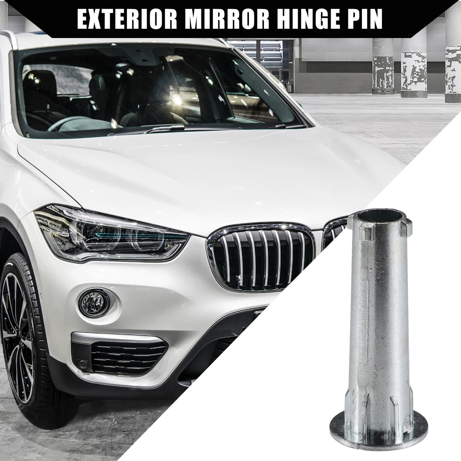 Exterior Mirror Hinge Replacement for BMW X1 E84 X3 F25 Durable Silver Tone