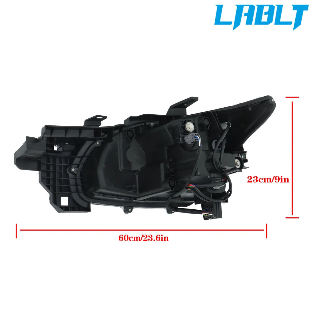 Halogen LED Headlight for Mazda CX-9 (2016–2023) Right, Black