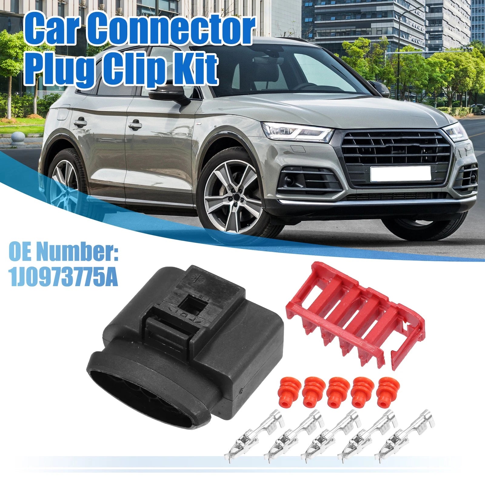 Sealed Female JPT Connector Plugs Set for VW and Audi (2005–2015)