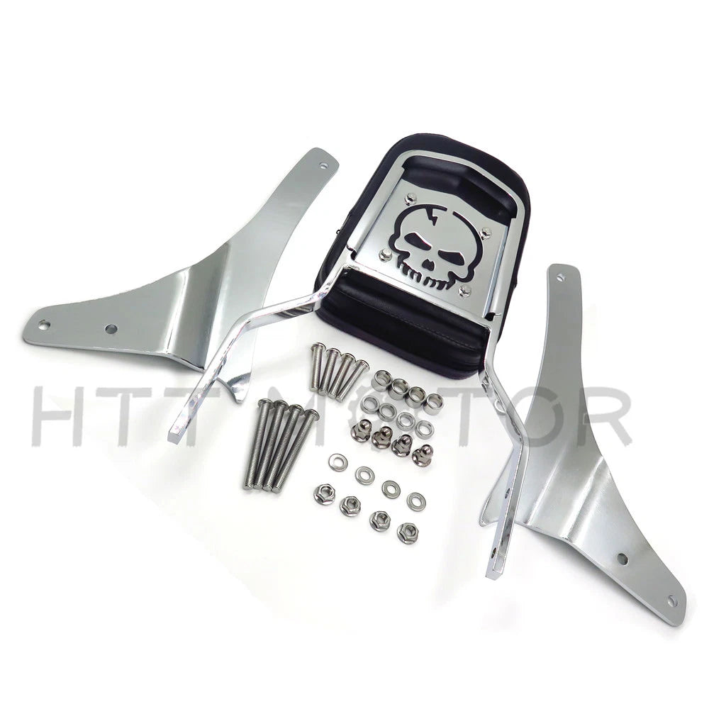 Skull Backrest Sissy Bar for Suzuki Boulevard M50 C50 (2005–2012)