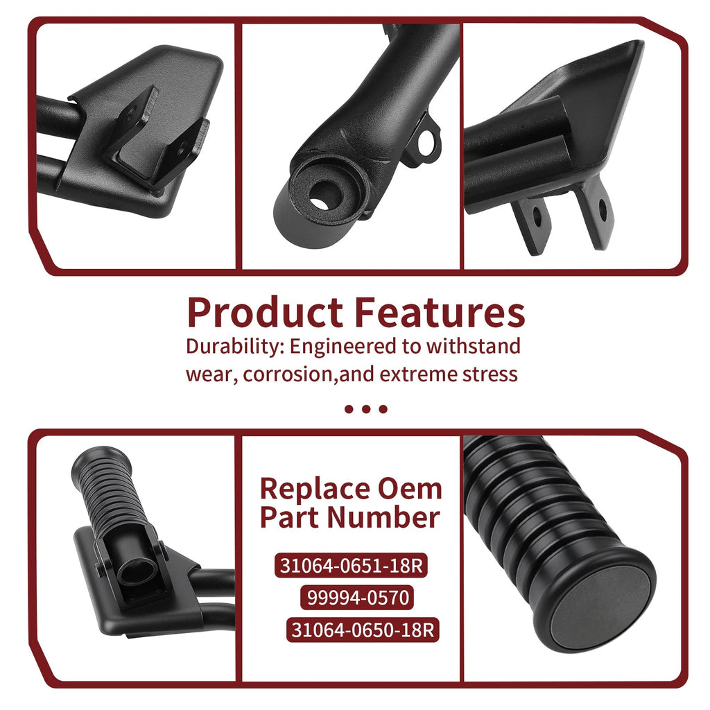 15-24 Passenger Footpegs for Kawasaki Vulcan S 650 (2015–2024) 31064-0650-18R 31064-0651-18R