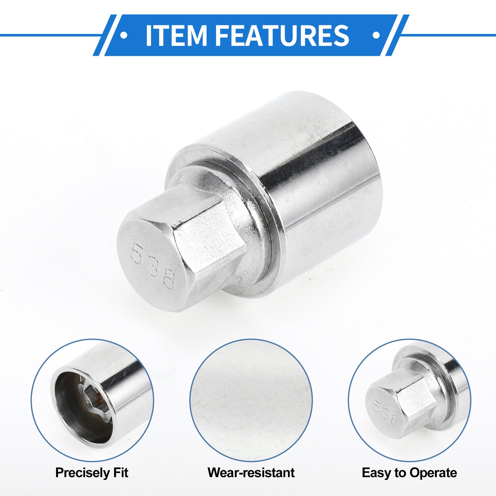 Wheel Lock Lug Nut Key Set for VW Antitheft Removal (2005–2015)