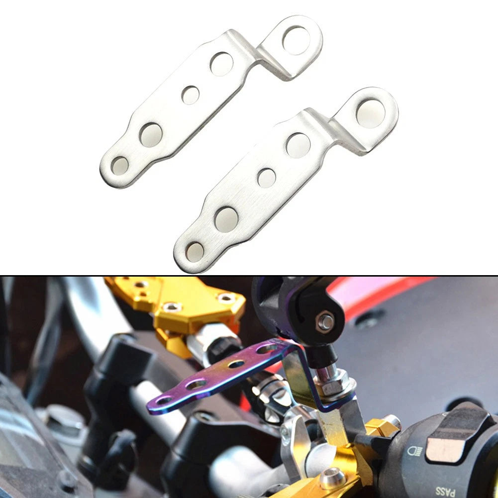 Motorcycle Lamp Holder Bracket for Versatile Models (304 Stainless Steel)