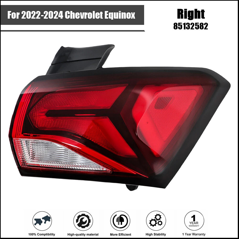 Halogen Tail Light Assembly for Chevrolet Equinox (2022–2024)
