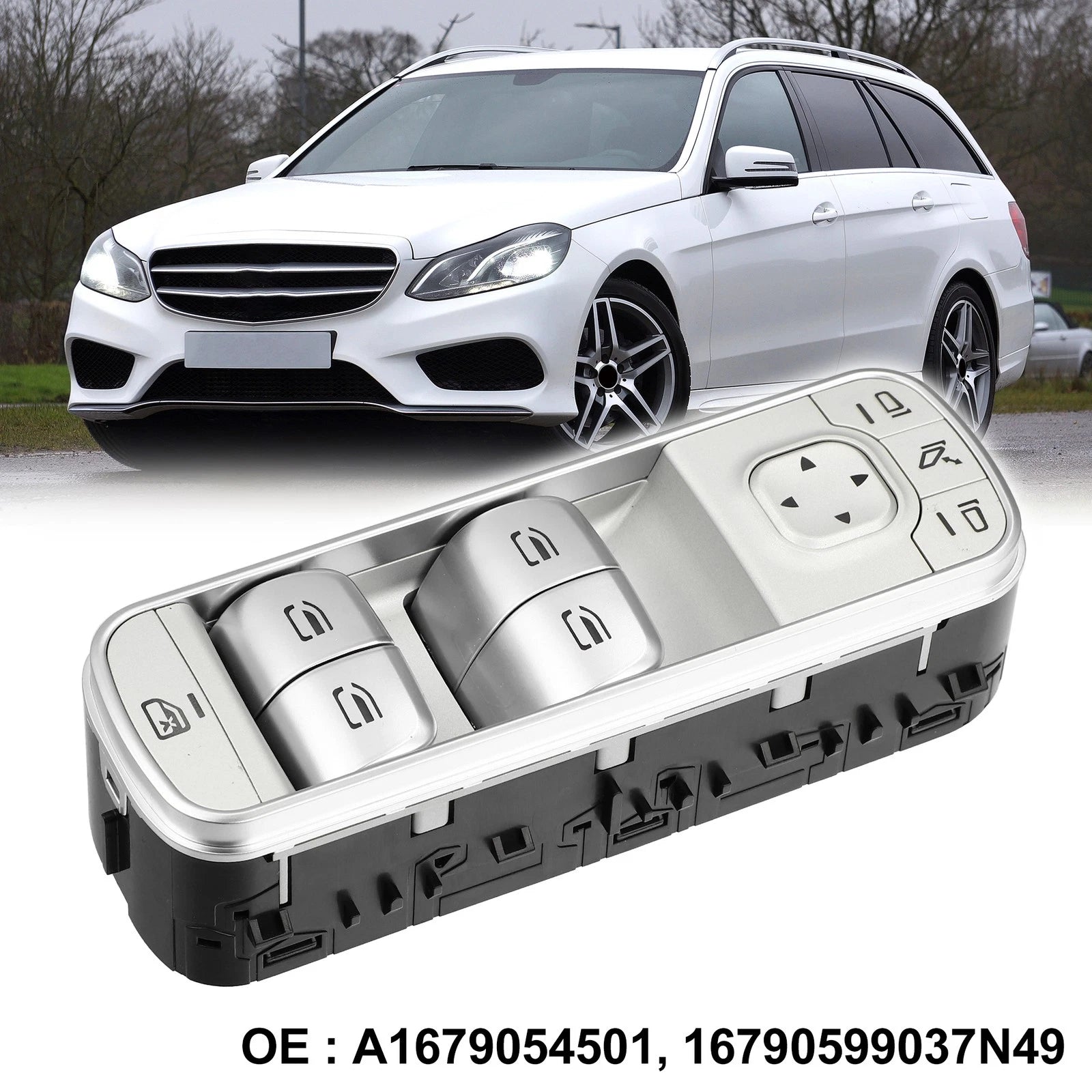 Left Side Power Window Switch OEM Replacement for Mercedes-Benz G550 G63 (2019–2021)