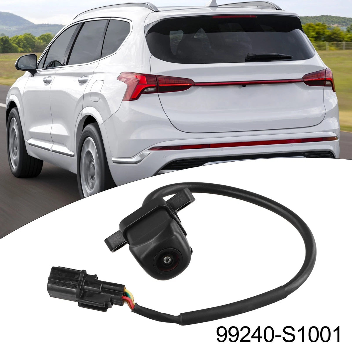 Rear View Reversing Camera for Hyundai Santa Fe (2013–2018)