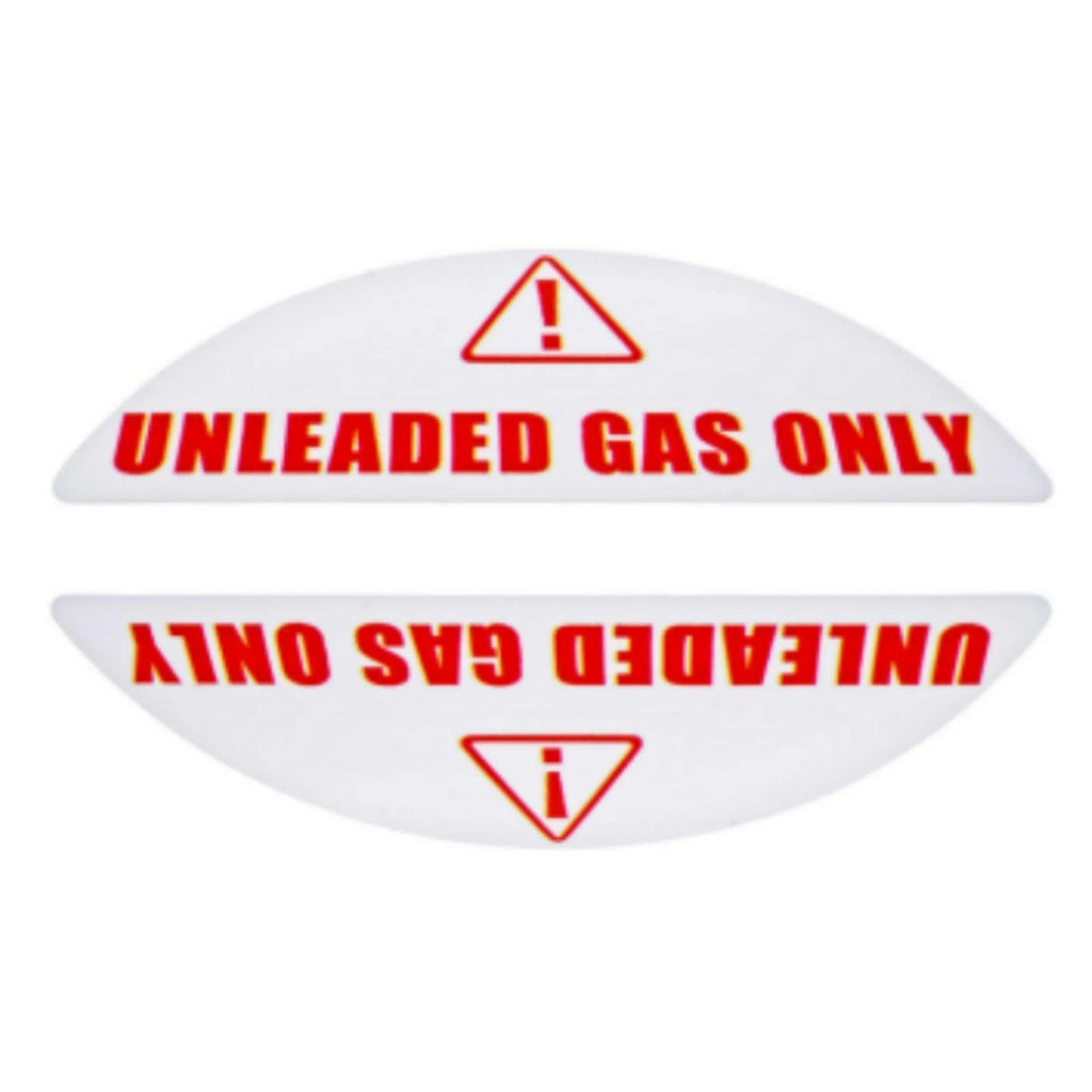 Set of 16 Universal Gas Cap Fuel Labels for Rental Cars and Ride Sharing