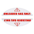 Set of 16 Universal Gas Cap Fuel Labels for Rental Cars and Ride Sharing