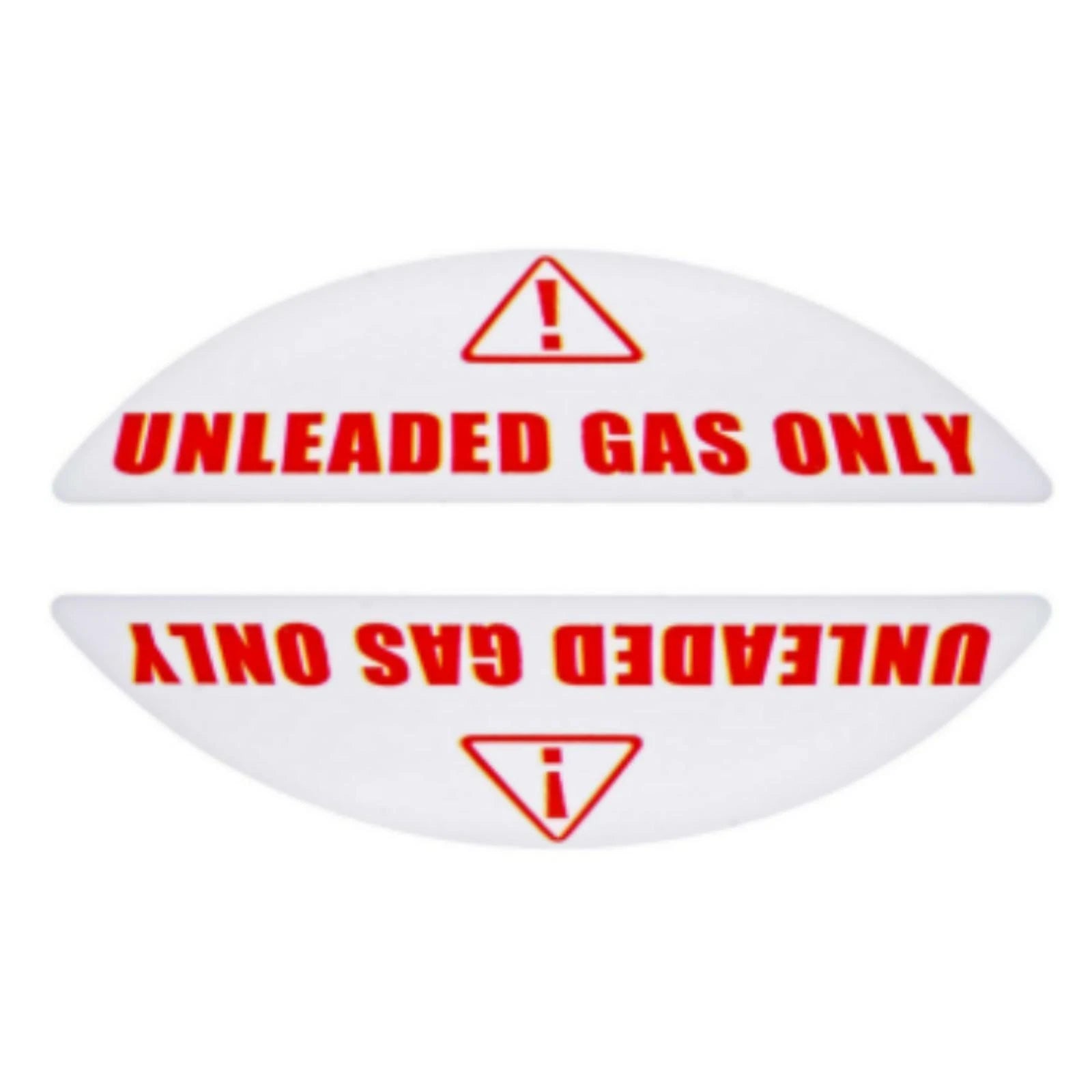 Set of 16 Universal Gas Cap Fuel Labels for Rental Cars and Ride Sharing
