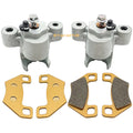 Front Left Right Brake Calipers W/Pads for Arctic Cat (1502-731, 1502-730)