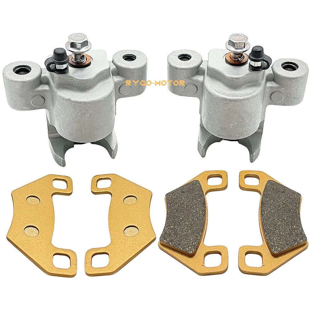 Front Left Right Brake Calipers W/Pads for Arctic Cat (1502-731, 1502-730)