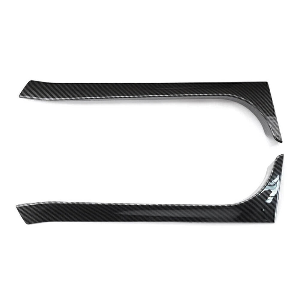 2X Rear Window Side Spoiler Canard Splitter Trim for VW Golf 6 (2009–2013)