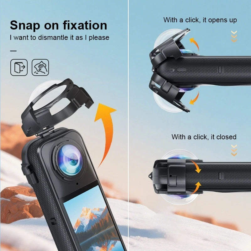 Optical Glass Lens Protector for Insta360 X5 (2015–2023)