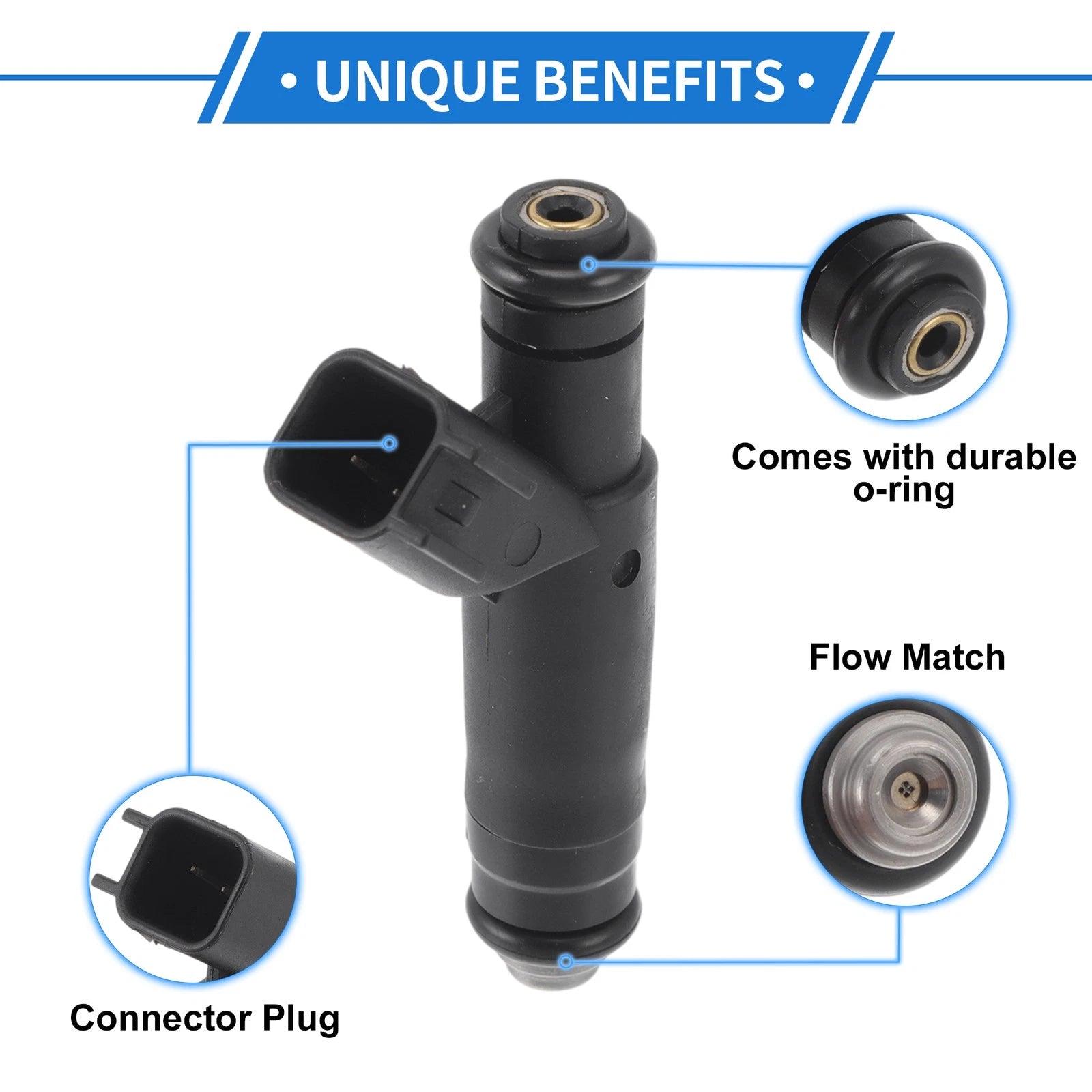1 Pc No.4F2EA4B Fuel Injector for Ford Freestar (2004–2005)