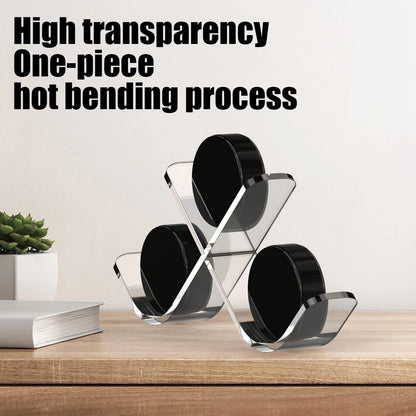 3 Puck Holder with Acrylic Display Case for Collectors