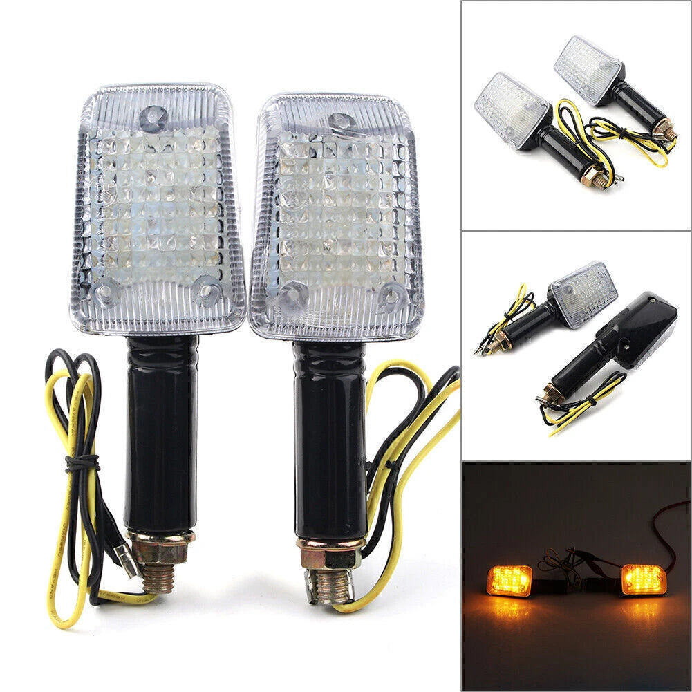 8mm Turn Signal Indicator Light Bulbs for Universal Motorcycles (12V)