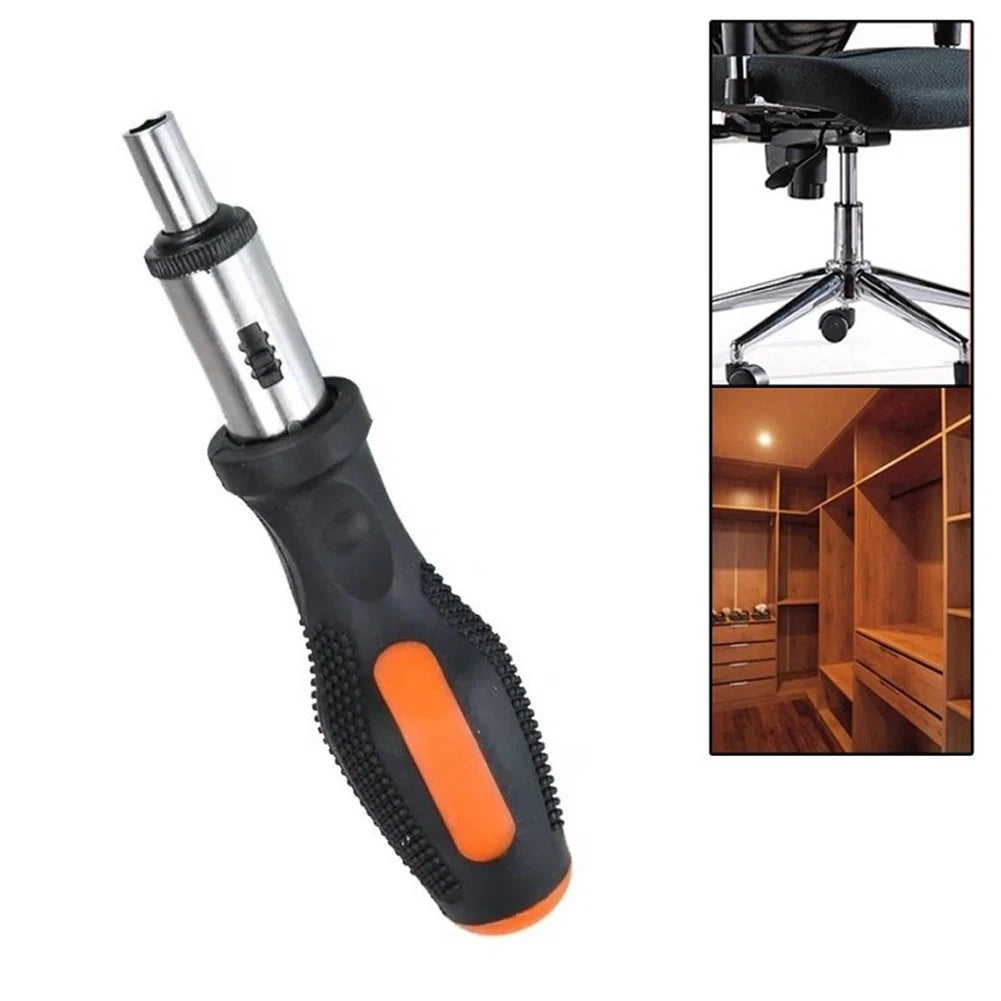 Magnetic Bit Holder Ratchet Screwdriver for
